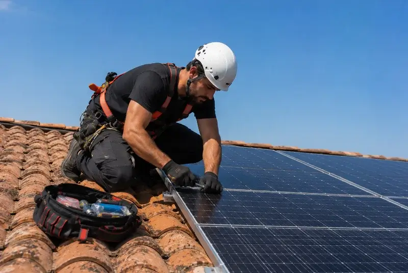 Maintenance et monitoring de panneaux solaires à Vallons-de-l'Erdre